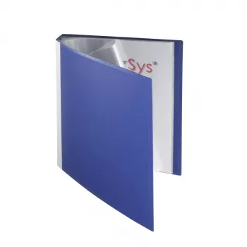 FolderSys mapa z žepi modra s 30 žepi A4