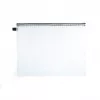 FolderSys torbica za dokumente z zadrgo A3, prosojna, PVC