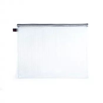 FolderSys torbica za dokumente z zadrgo A3, prosojna, PVC