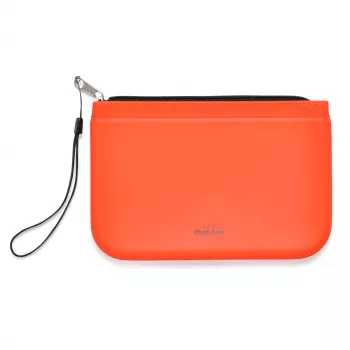 FolderSys PHAT BAG silikonska torbica z zadrgo A6, rdeča (40486-80)