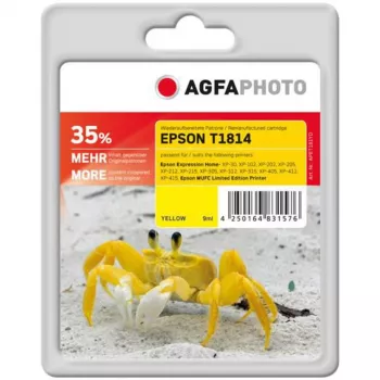 AgfaPhoto APET181SETD komplet kartuš s črnilom, črna/cyan/magenta/rumena (4 kosi)