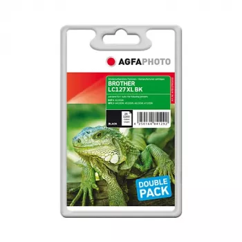 AGFAPHOTO APB127BDUOD kompatibilna črna kartuša s črnilom 2 kosa za Brother MFC-J4510DW