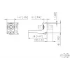 METZ CONNECT optični adapter ST simplex multimode/singlemode bel