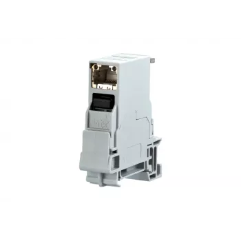 METZ CONNECT modul RJ45 Keystone Cat.6A STP siv (RAL 7035) 1401906113KE