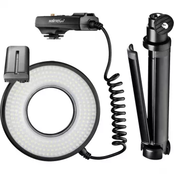 Walimex Pro Macro LED obročna luč DSR 232, set