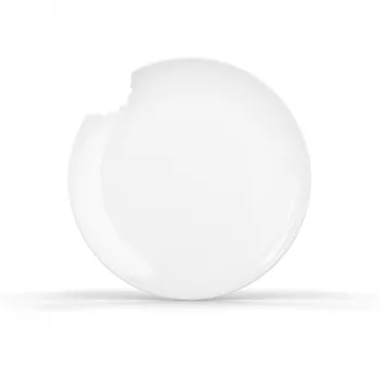 FIFTYEIGHT PRODUCTS 2 krožnika za torto z nazobčanim robom Ø 20 cm bela