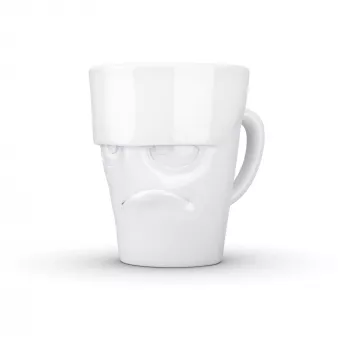 FIFTYEIGHT PRODUCTS FIFTYEIGHT skodelica z ročajem 350ml - Grumpy White