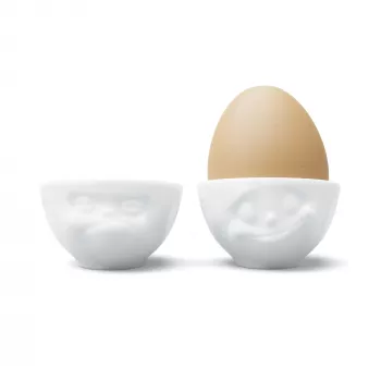 FIFTYEIGHT PRODUCTS komplet stojal za jajca št. 3 - Happy & Grumpy White