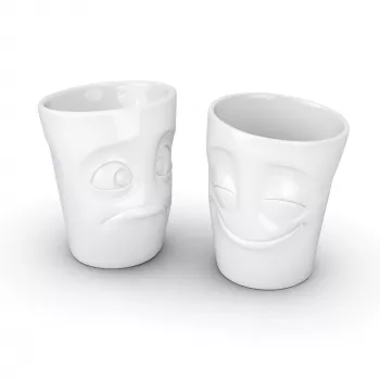FIFTYEIGHT PRODUCTS FIFTYEIGHT 350ml skodelica – Amused & Bewildered White