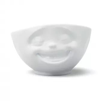 FIFTYEIGHT PRODUCTS skleda 500ml - Laughing, bela