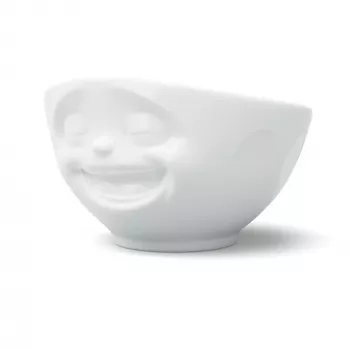 FIFTYEIGHT PRODUCTS skleda 500ml - Laughing, bela