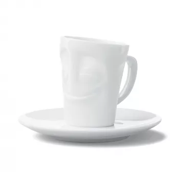 FIFTYEIGHT PRODUCTS skodelica za espresso z ročajem, 80ml – Cheerful White