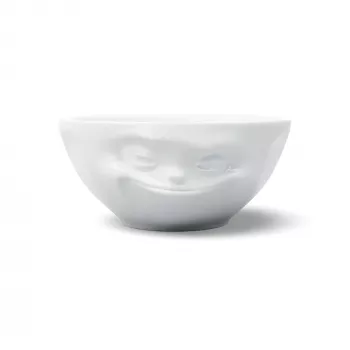 FIFTYEIGHT PRODUCTS skleda 350ml - Grinning, bela