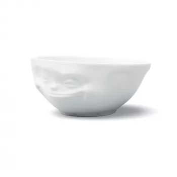 FIFTYEIGHT PRODUCTS skleda 350ml - Grinning, bela