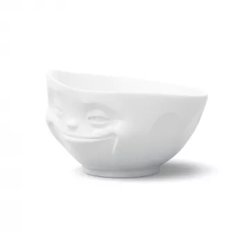 FIFTYEIGHT PRODUCTS skleda 1000ml - Grinning, bela