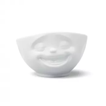 FIFTYEIGHT PRODUCTS servirna skleda 1000ml - Laughing, bela