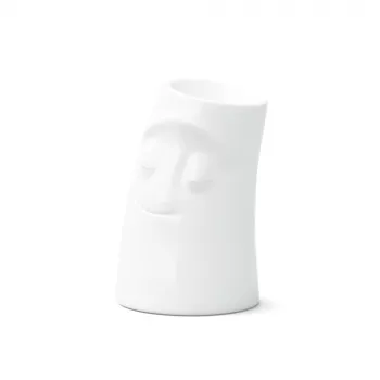 FIFTYEIGHT PRODUCTS svečnik Kerzenschmusie VERSCHMUST velik bel