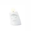 FIFTYEIGHT PRODUCTS FIFTYEIGHT svečnik Candle Snuggle CUDDLY majhen bel