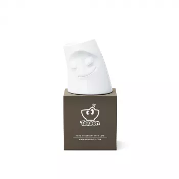 FIFTYEIGHT PRODUCTS FIFTYEIGHT svečnik Candle Snuggle CUDDLY majhen bel