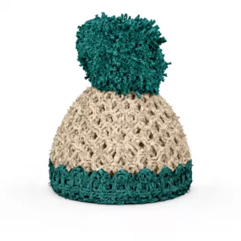 FIFTYEIGHT PRODUCTS jajčni lonček Beanie ivory/emerald