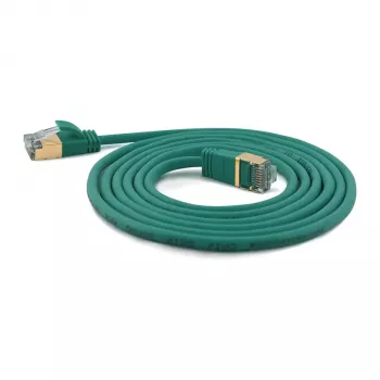 wantecWire patch kabel CAT7 Extra Thin S/FTP zelen 2,0m