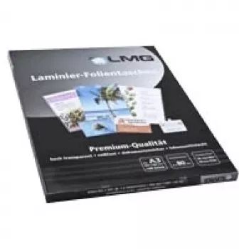 LMG folije za laminiranje A3, sijoče, 80 mikronov, paket 100 kosov