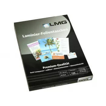 LMG folije za laminiranje, sijoče, za majhen format, 100 kosov