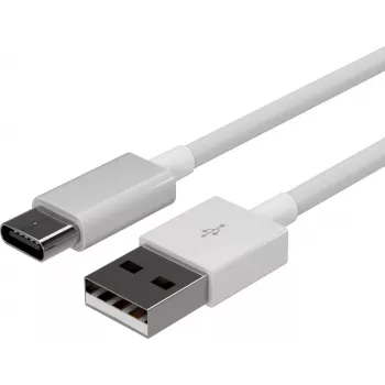 ShiverPeaks Flexline kabel USB za polnjenje in sinhronizacijo, USB-A na USB-C, 2.0, ABS, bel, 1,0 m (FL31-13041)