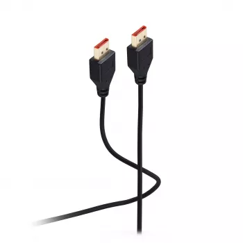SHIVERPEAKS Flexline kabel DisplayPort 1.4, vtič na vtič, UHD 8K, izjemno tanek, črn, 1,0 m (FL31-69025)