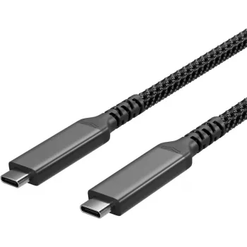 ShiverPeaks Flexline kabel USB-C na USB-C, USB 3.2 Gen 2, 100W PD, najlonski pleteni oplet, 2m (FL31-75007)