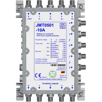 Jultec JMT0501-10A razdelilnik z več odcepi, 5 odcepov, pasiven, 10 dB