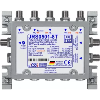 JULTEC JRS0501-8T 8-kratno večkratno stikalo za satelitsko in zemeljsko TV