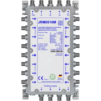 JULTEC JRM0516M 16-kratno večkratno stikalo s 4 SAT vhodi in 1 zemeljskim vhodom
