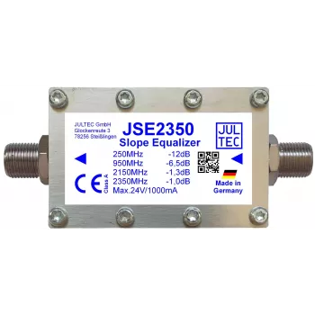 JULTEC JSE2350 širokopasovni izenačevalnik SAT-ZF voda, 1 signalna pot, F-tip, 75 Ohm