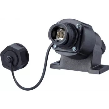 METZ E-DAT Industry IP67 V1 AP + RJ45 Field Jack Insert Cat.6A razred EA, T568B