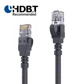PureLink AVIT Media Series CAT 6a SFTP patch kabel RJ-45 (M) na RJ-45 (M) 25 m črn LSZH