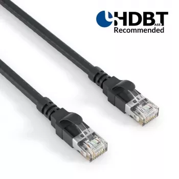 PureLink AVIT Media Series CAT 6a SFTP patch kabel RJ-45 (M) na RJ-45 (M) 25 m črn LSZH