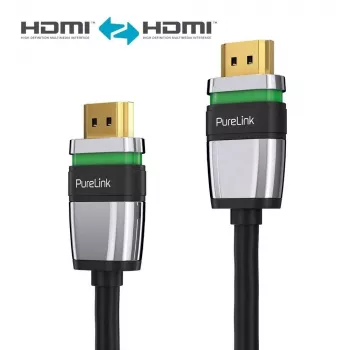 PureLink Ultimate Series Ultra High Speed HDMI kabel z Ethernetom 1,0 m, trojno oklopljen, črn, 8K 60Hz