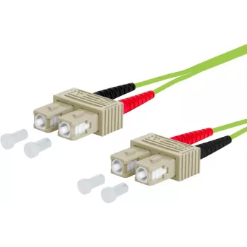 METZ CONNECT OpDAT povezovalni kabel SC dupleks/SC dupleks OM5, 2,0 m