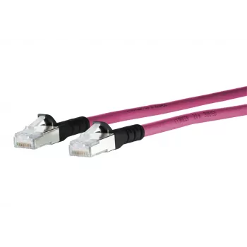 METZ CONNECT Cat.6A povezovalni kabel 1308451002-E, vijoličen, 1 m