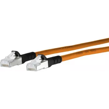 METZ CONNECT RJ45 Cat.6A povezovalni kabel 5 m S/FTP LSHF oranžen 1308455001-E