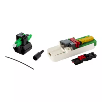 METZ CONNECT LC-OS2 simplex optični patch kabel, 2m, zelen, paket 20 kosov