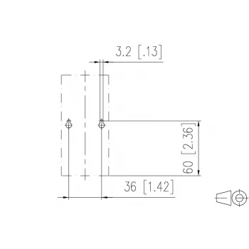 METZ CONNECT 130861-0202KE optična stenska vtičnica LC-Duplex OM4 2 vrata, bela