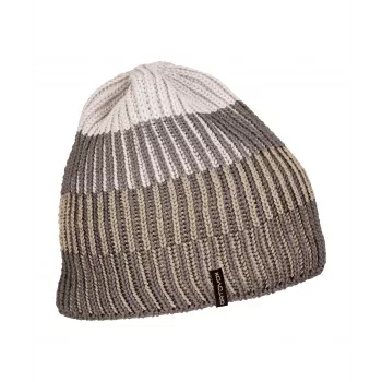 Ortovox Deep Knit kapa - temno sivo-rjava