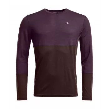 Ortovox 185 Rock N Wool Long Sleeve, Dark Wild Berry, XL