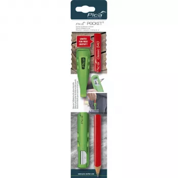 Pica žep z 1 mizarskim svinčnikom 24 cm