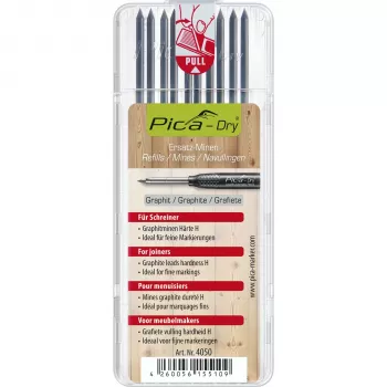 Pica DRY vložki za mizarje - 9 min (grafit, rdeča, rumena) 2,8 mm