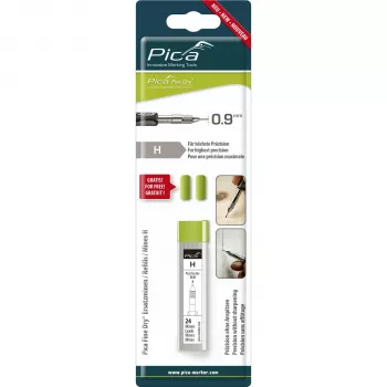 Pica Fine-Dry vložki H - 10 grafitnih min 0,9 mm 125 mm