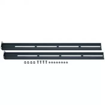 AIXCASE AIX-19K1UMR-B komplet izvlečnih tirnic za rack tipkovnico - črn - 1U - 19 inch