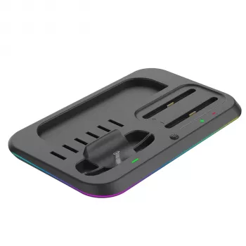 ready2gaming Nintendo Switch 2 polnilna postaja - polnilnik za 4 Joy-Con z LED indikatorji, črn